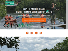 Tablet Screenshot of naplespaddleboard.com